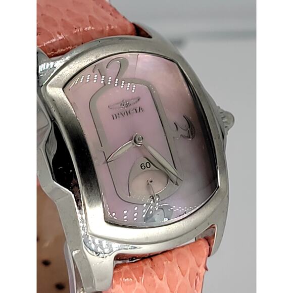 INVICTA LUPAH PINK Watch Model 2323 Copper Head Snake Skin Band - Picture 1 of 9